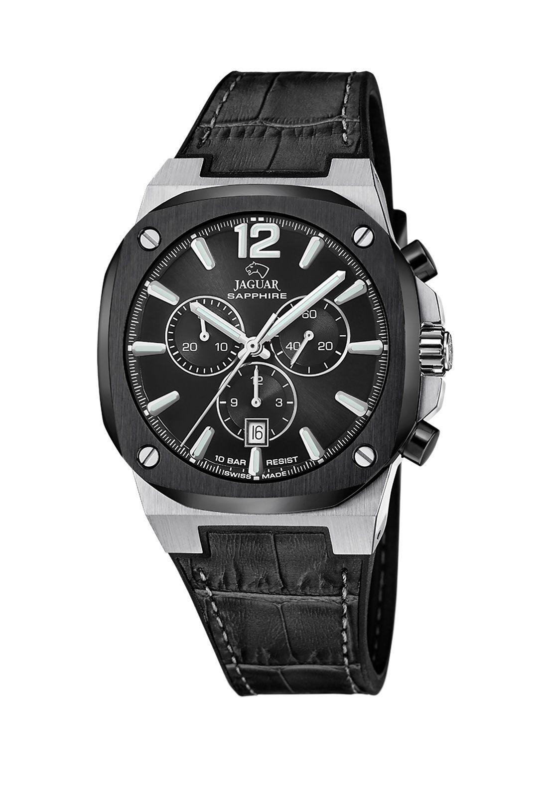 Reloj J1026/7 Jaguar Swiss Hombre Negro Rondcarre-0
