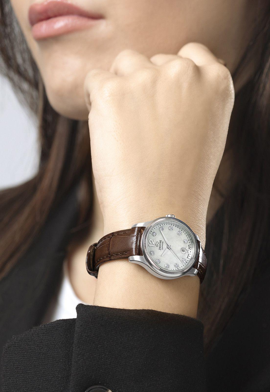 Reloj J1046/2 Jaguar Swiss Plata Mujer Acamar (Ay-Kuh-Mar)-4