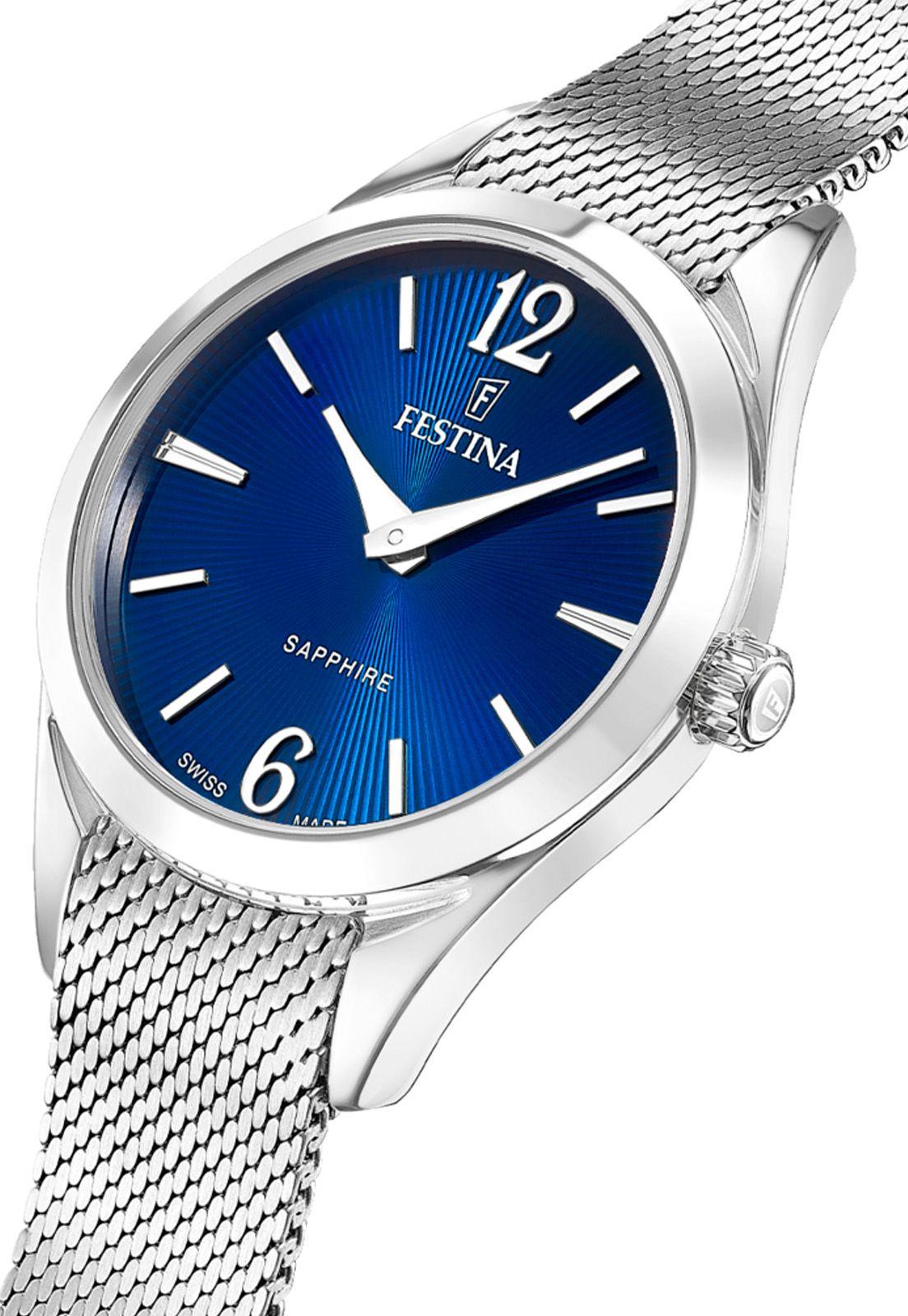 Reloj F20076/3 Festina Swiss Azul Mujer Grace-2