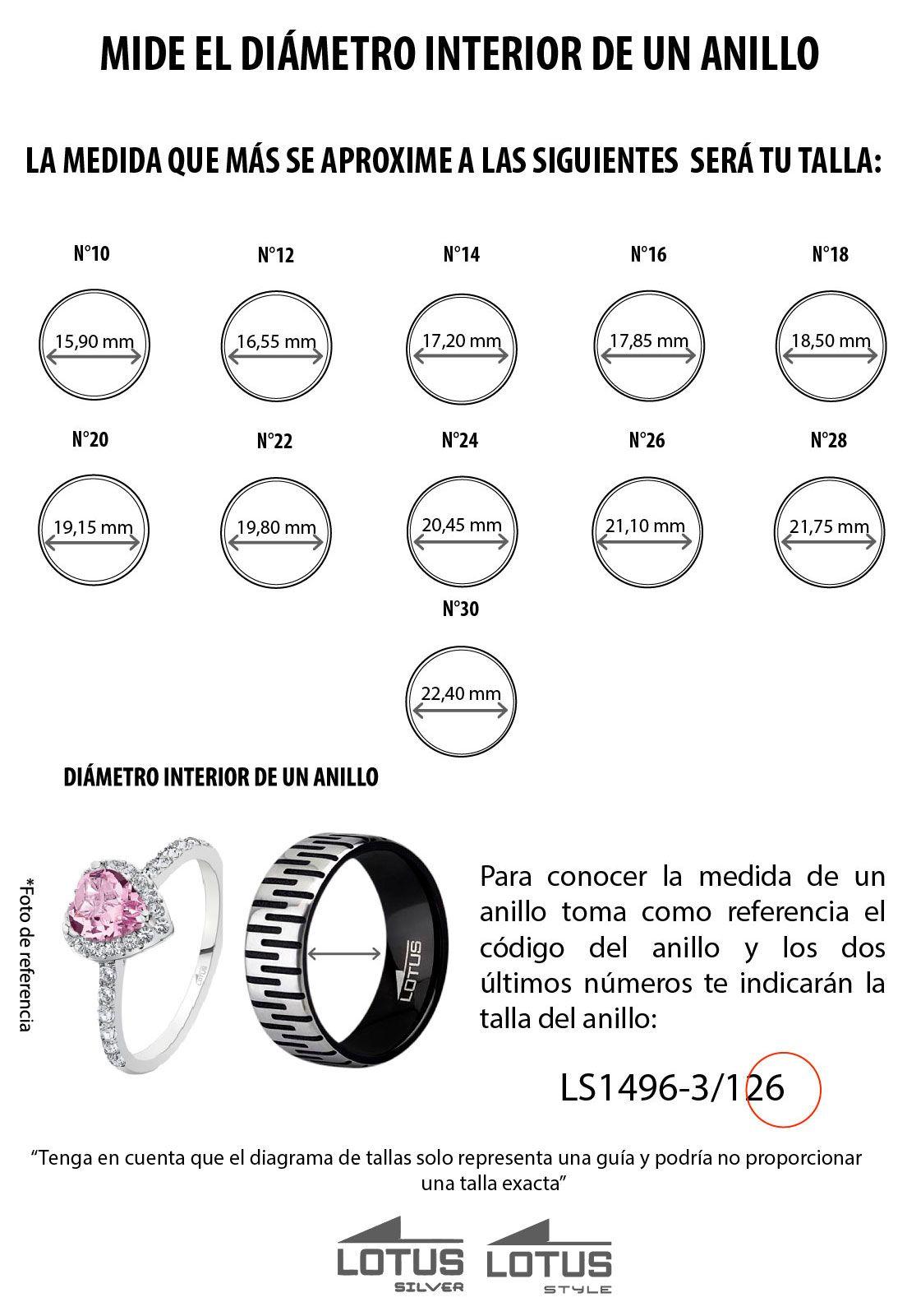 Anillo LP3562-3/212 Lotus Silver Mujer Leros-2