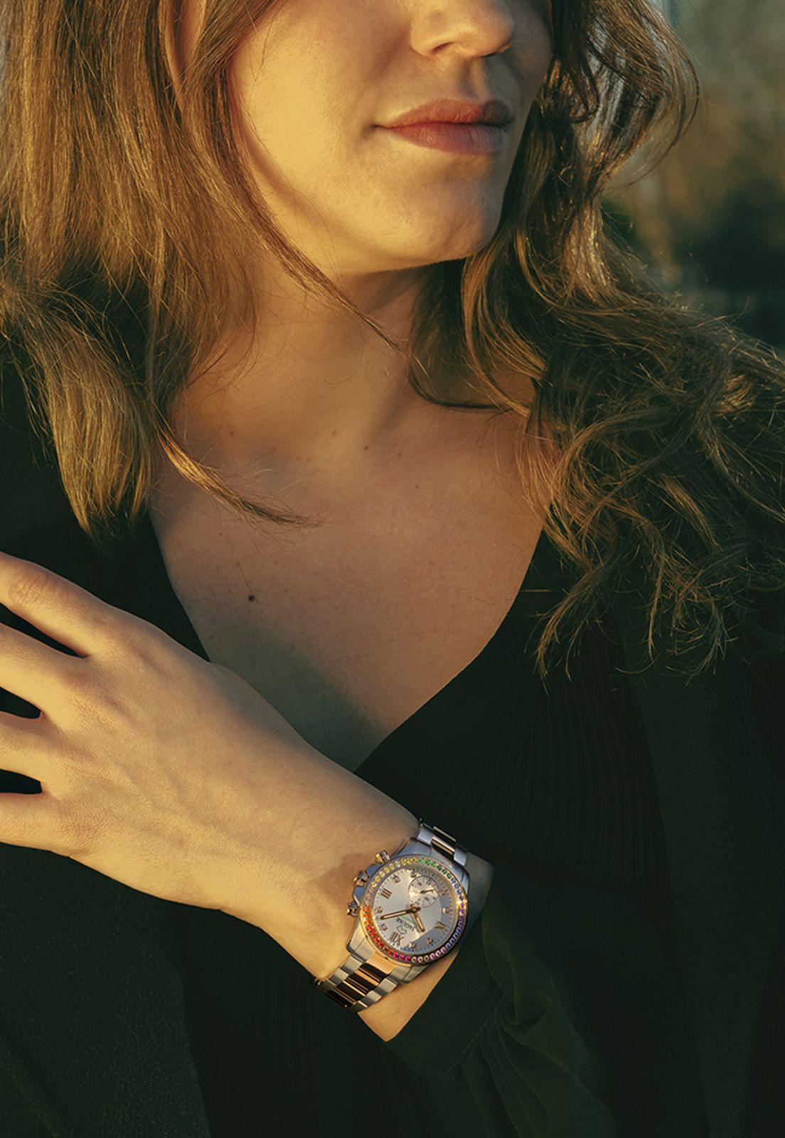 Reloj J981/4 Jaguar Plateado Mujer Hybrid-3