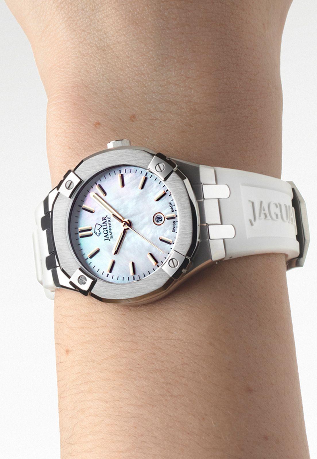 Reloj J1017/1 Jaguar Swiss Blanco Mujer Diplomatic-2