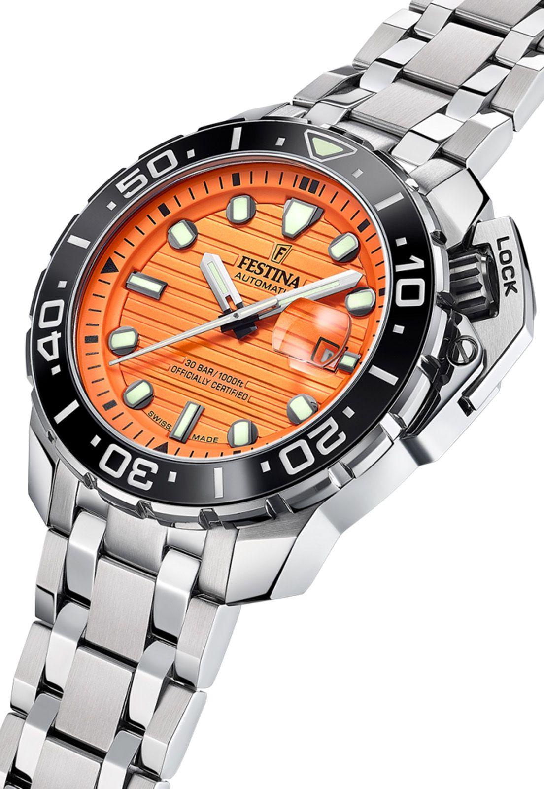 Reloj F20043/3 Festina Swiss Naranjo Hombre-5