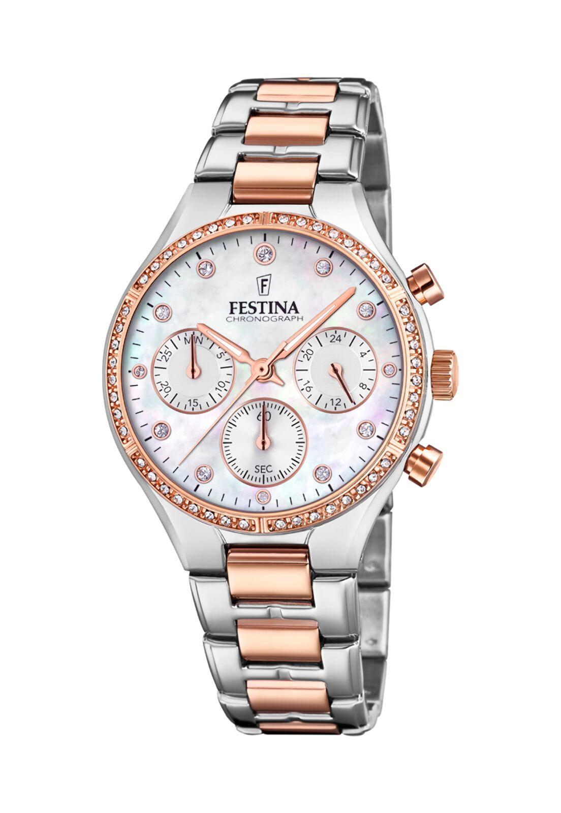 Reloj F20403/1 Festina Nácar Mujer Chile-0