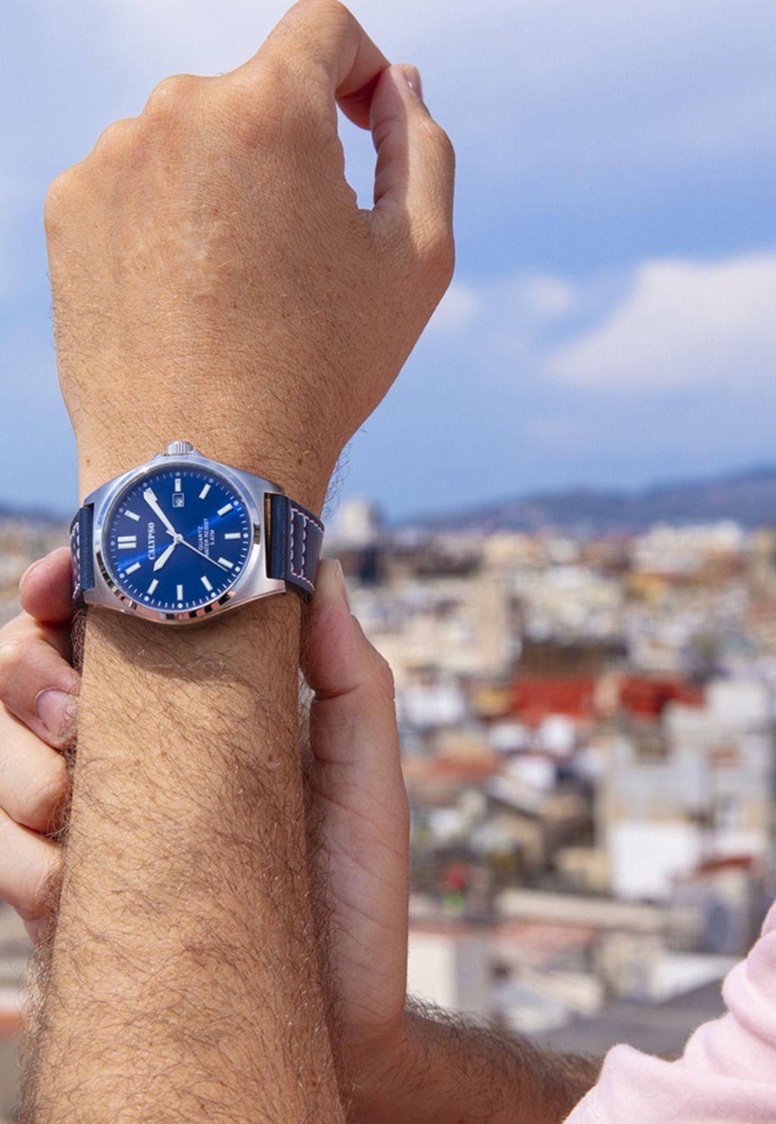 Reloj K5868/3 Calypso Azul Hombre Basic-1