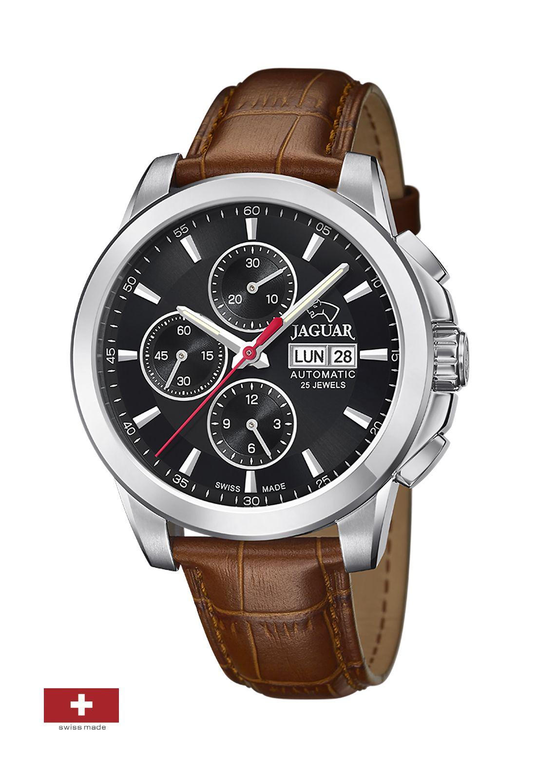 Reloj J975/4 Jaguar Negro Hombre Automatico-1