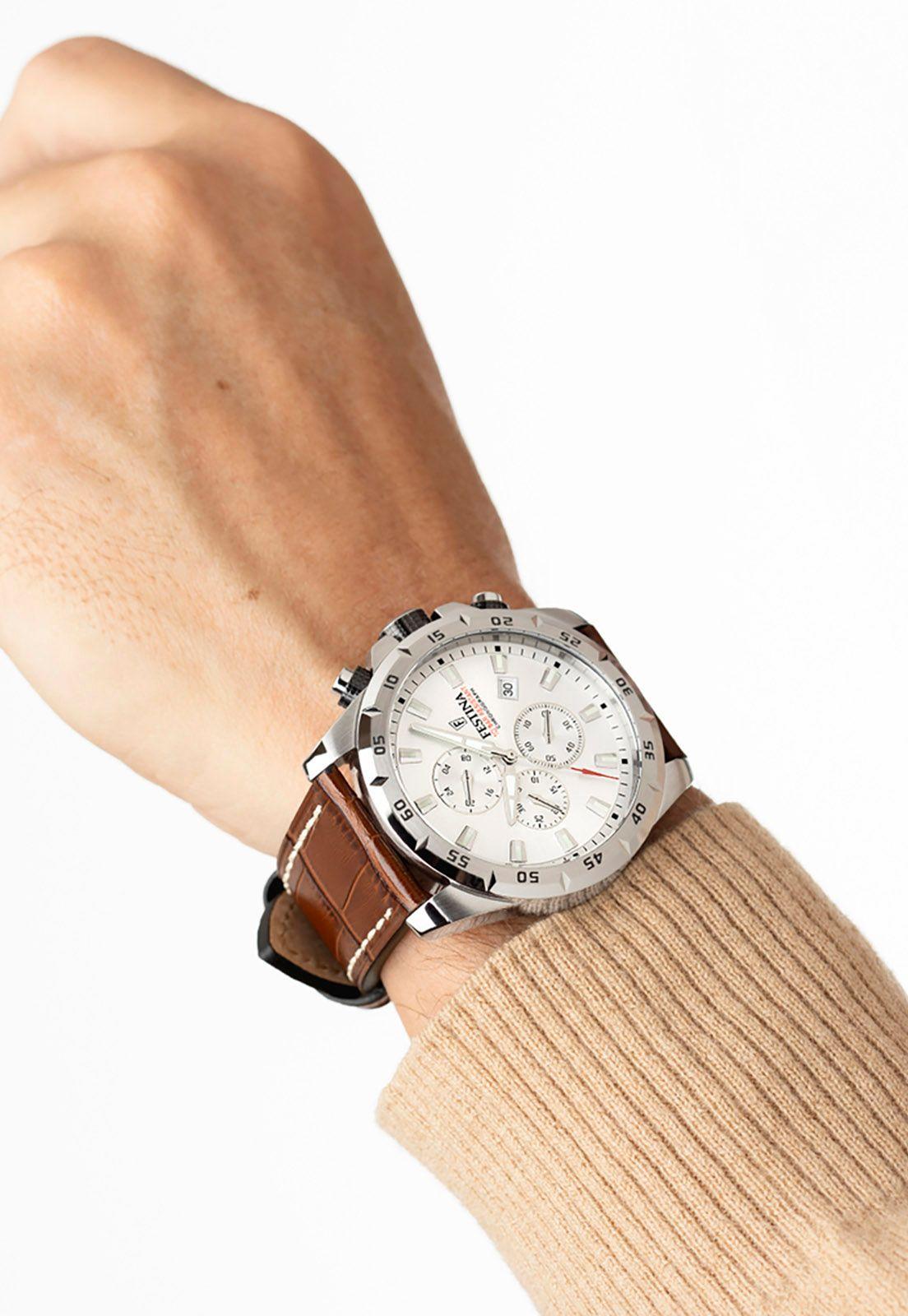 Reloj F20692/1 Festina Plateado Hombre Timeless Chronograph-1