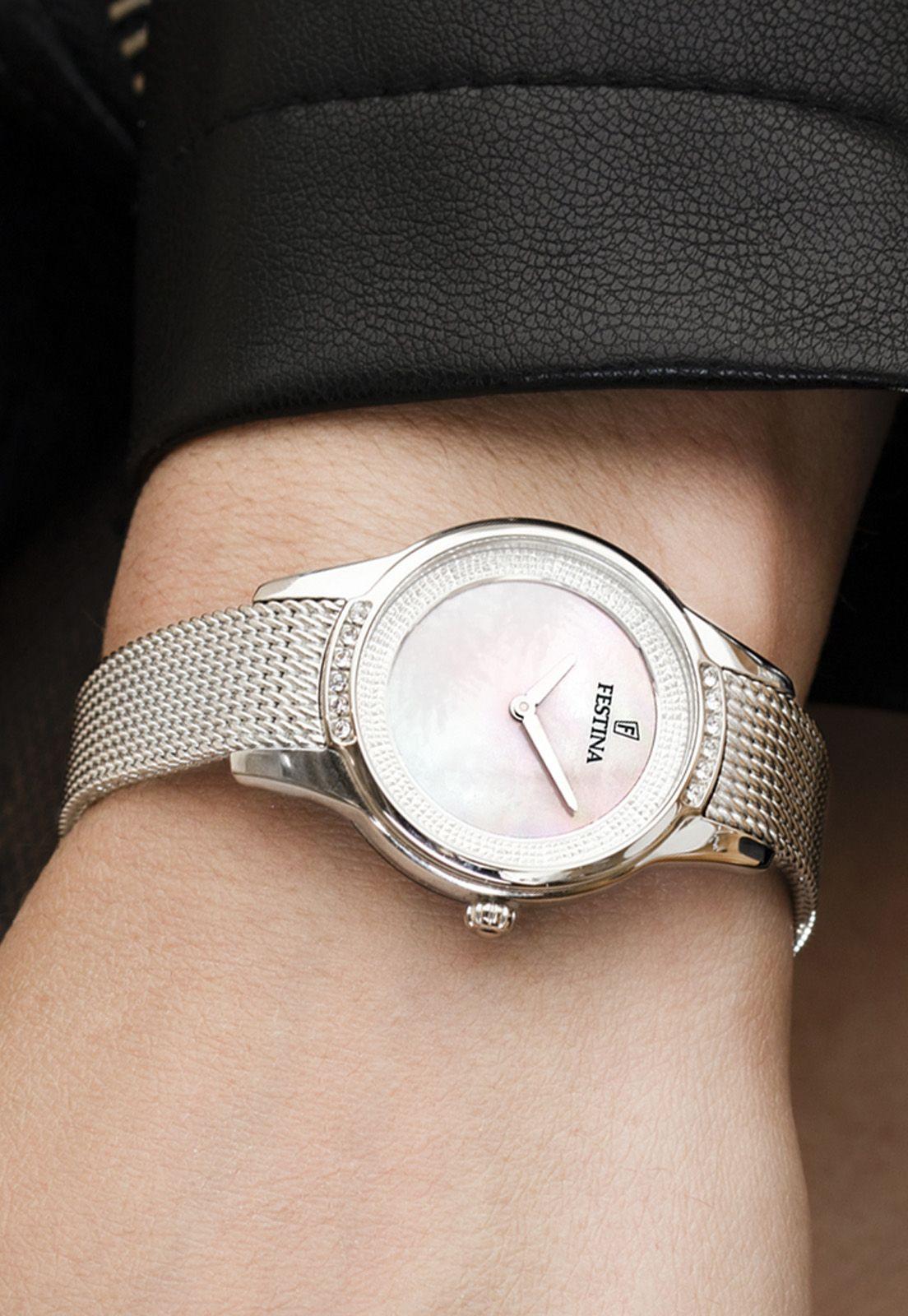 Reloj F20494/4 Festina Plata Mujer Mademoiselle-2
