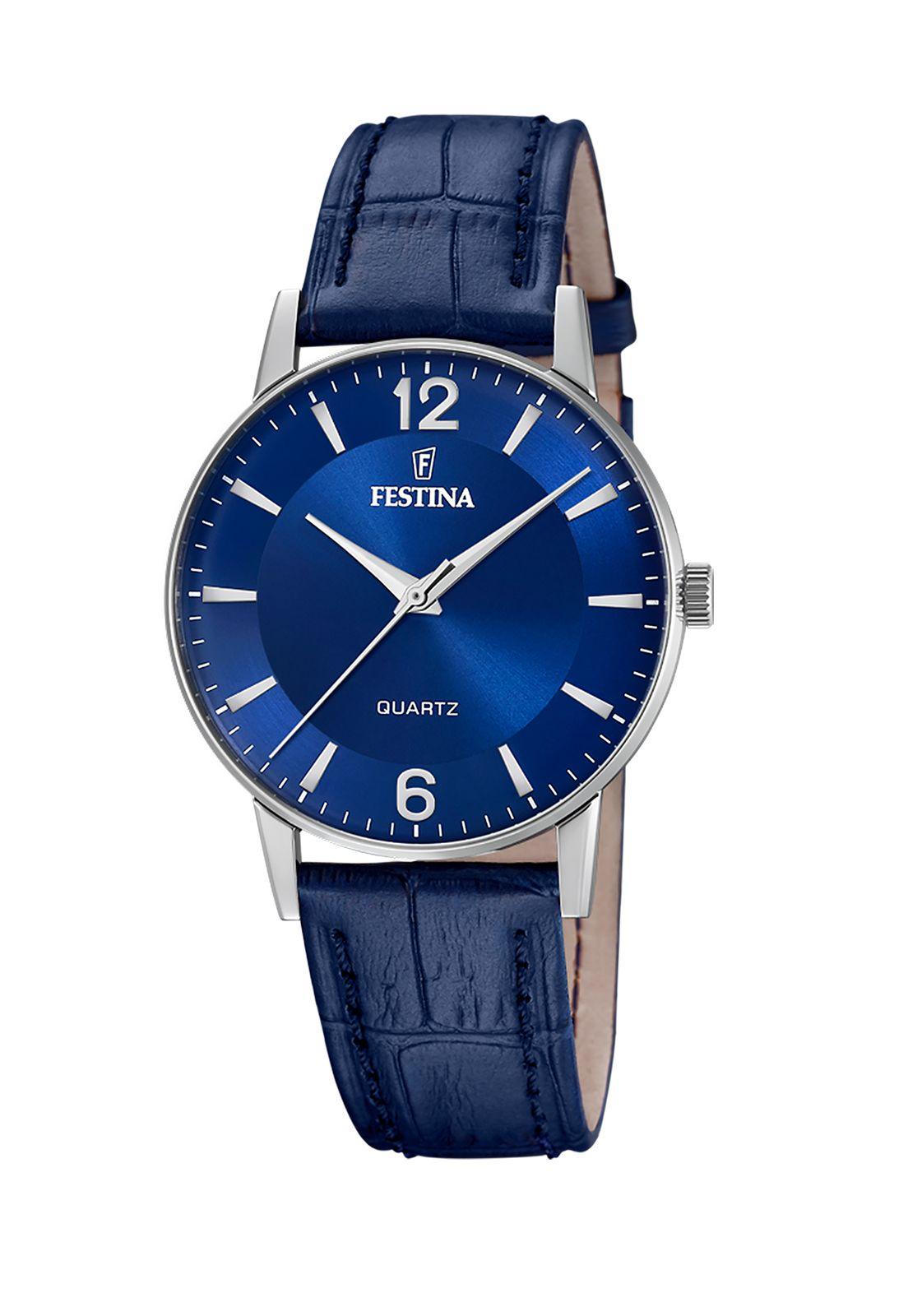 Reloj F20690/3 Festina Azul Hombre Correa Clásico-0