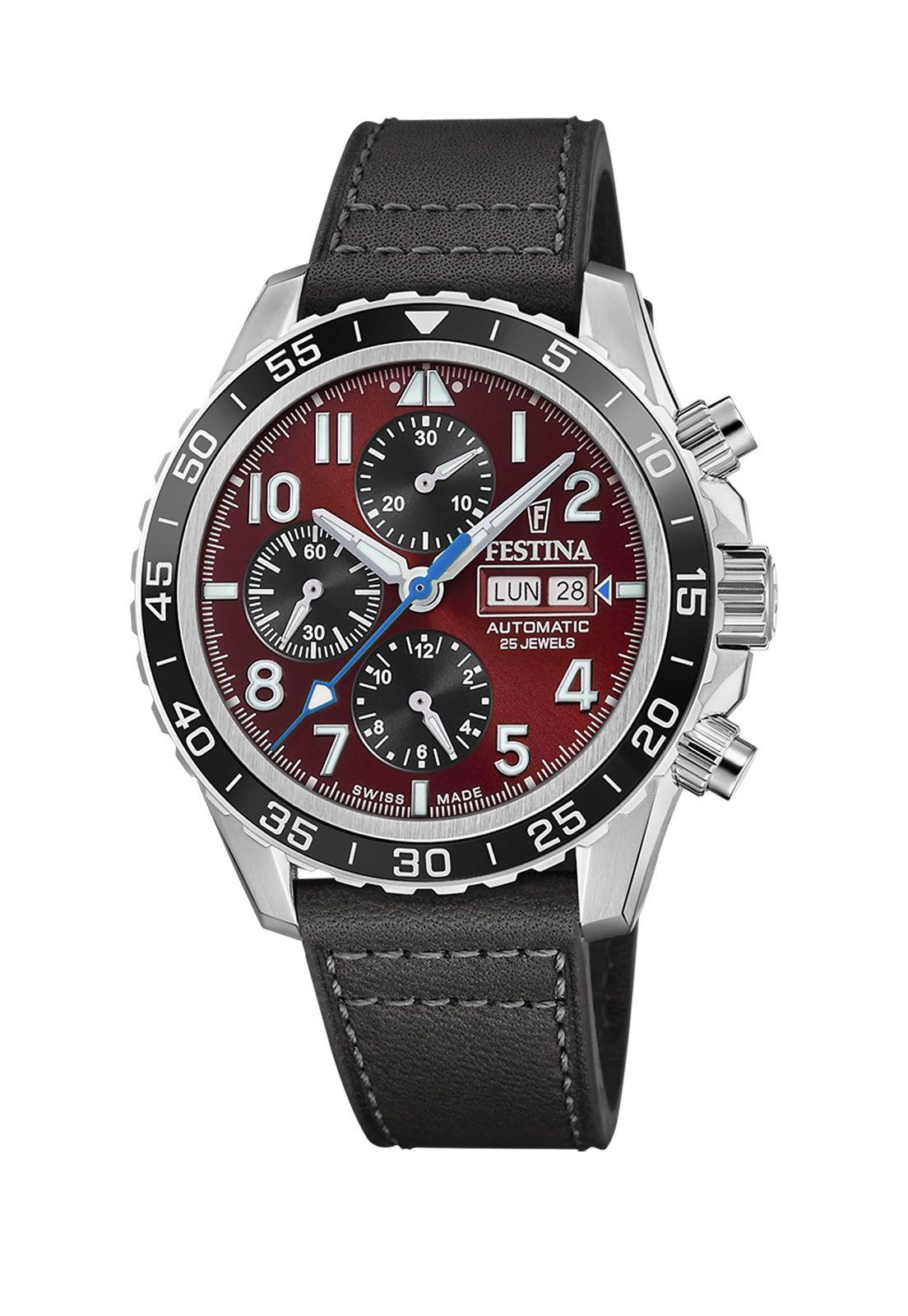 Reloj F20056/4 Festina Swiss Rojo Hombre Automático-0