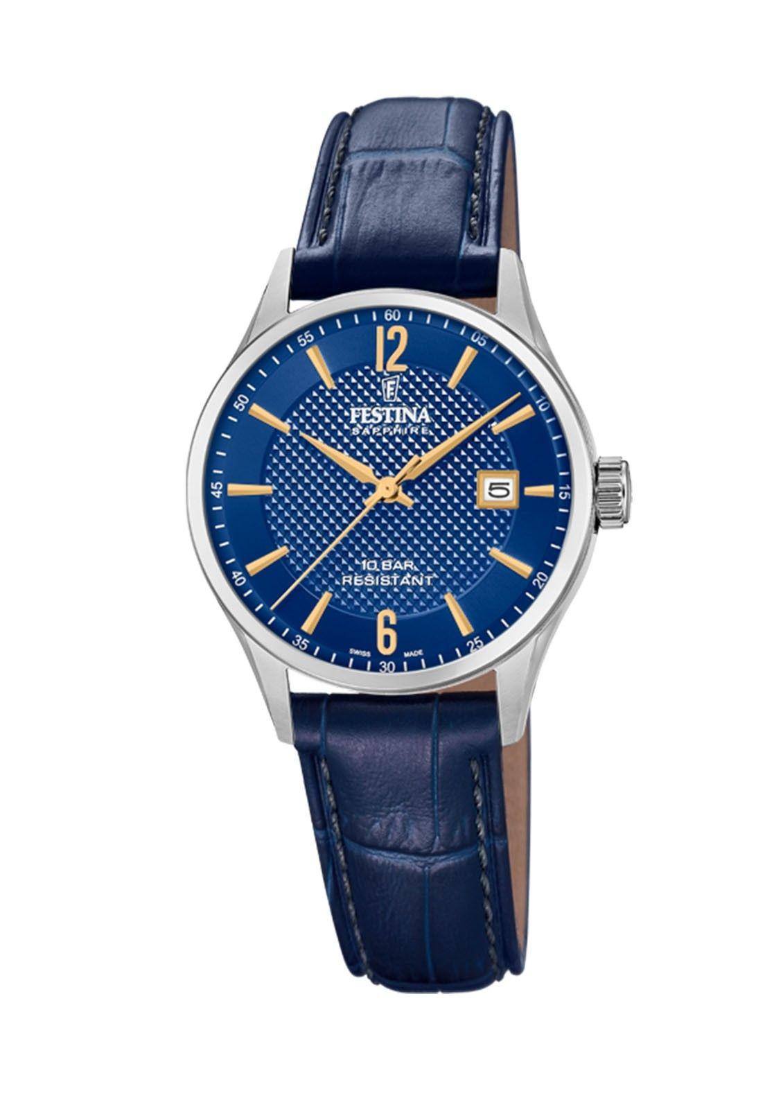 Reloj F20009/3 Festina Swiss Azul Mujer Swiss Made-0