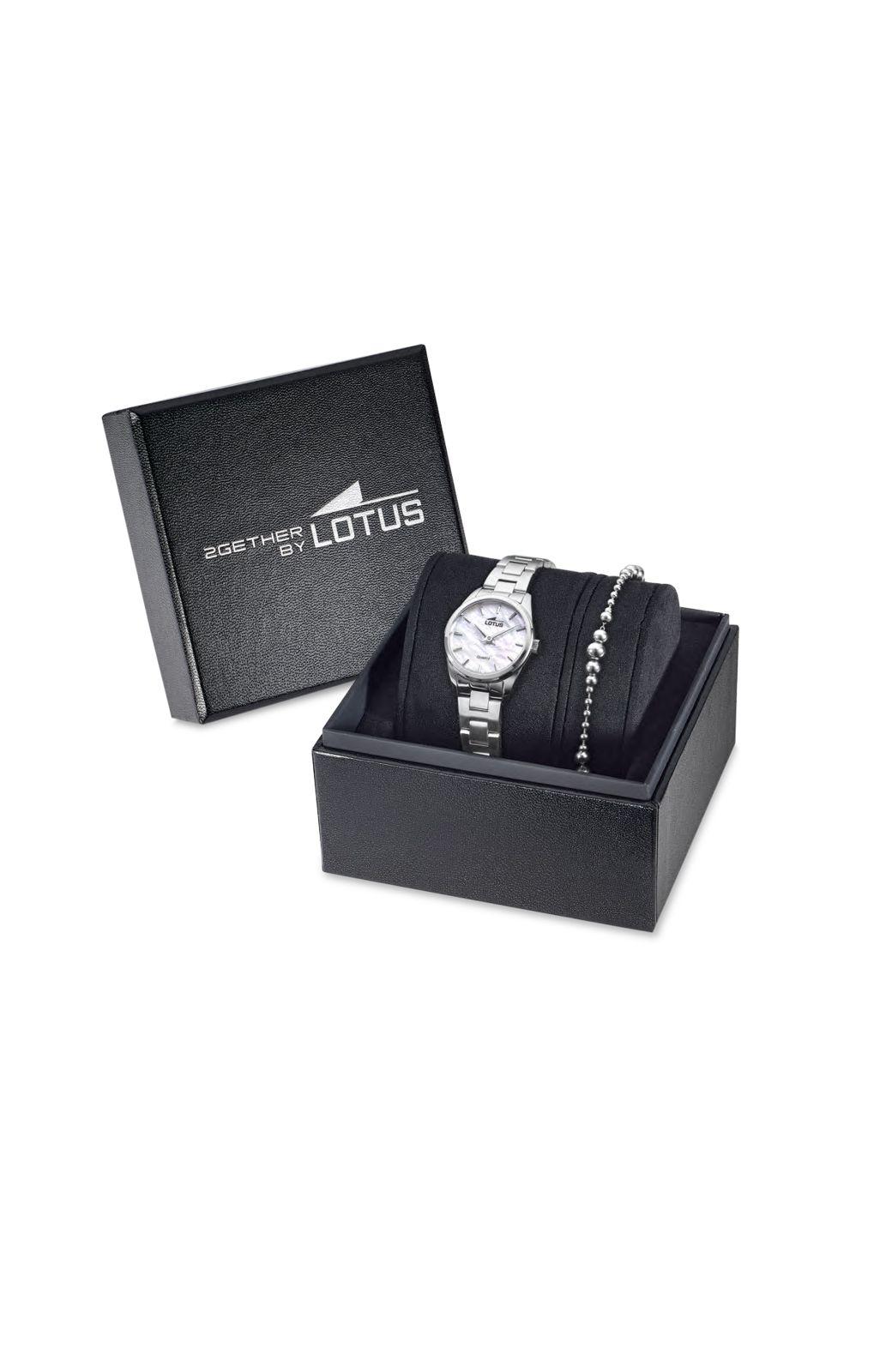 Reloj 19006/1 Lotus Blanco Mujer 2Gether-2