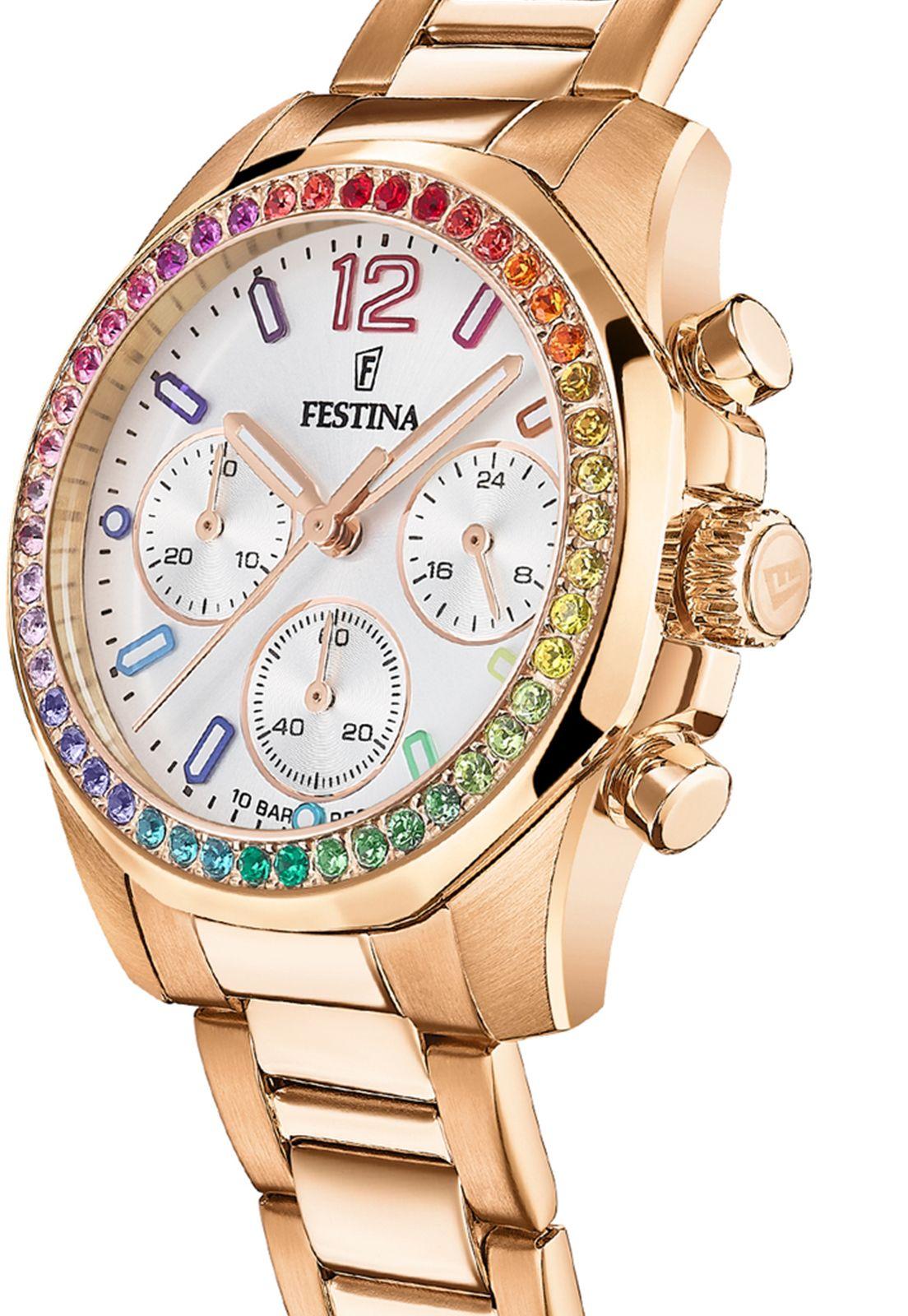 Reloj F20639/2 Festina Plateado Mujer Boyfriend Collection-2