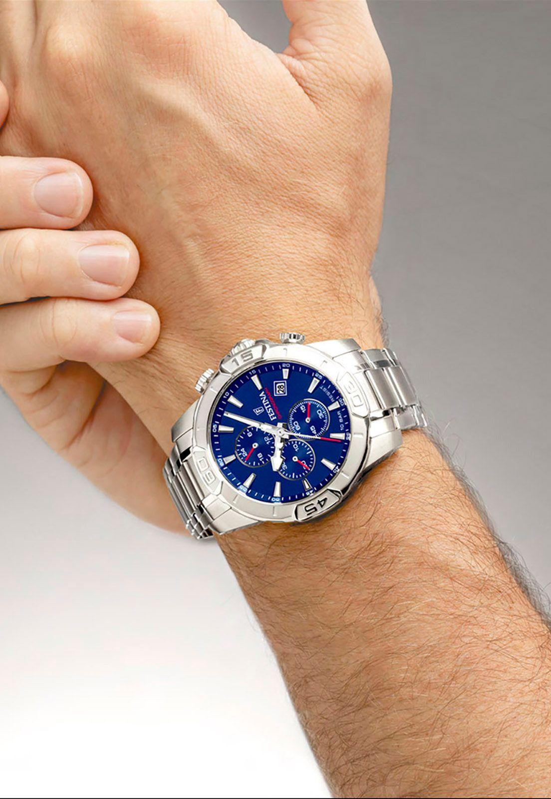 Reloj F20704/2 Festina Azul Hombre Timeless Chronograph-2