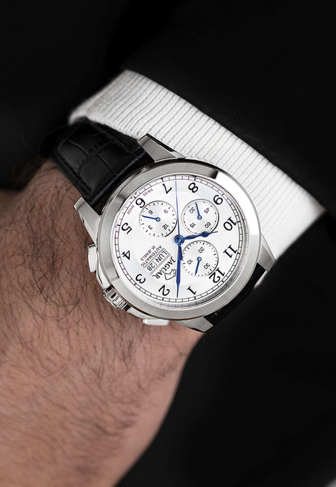 Reloj J975/1 Jaguar Plateado Hombre Automatico-3