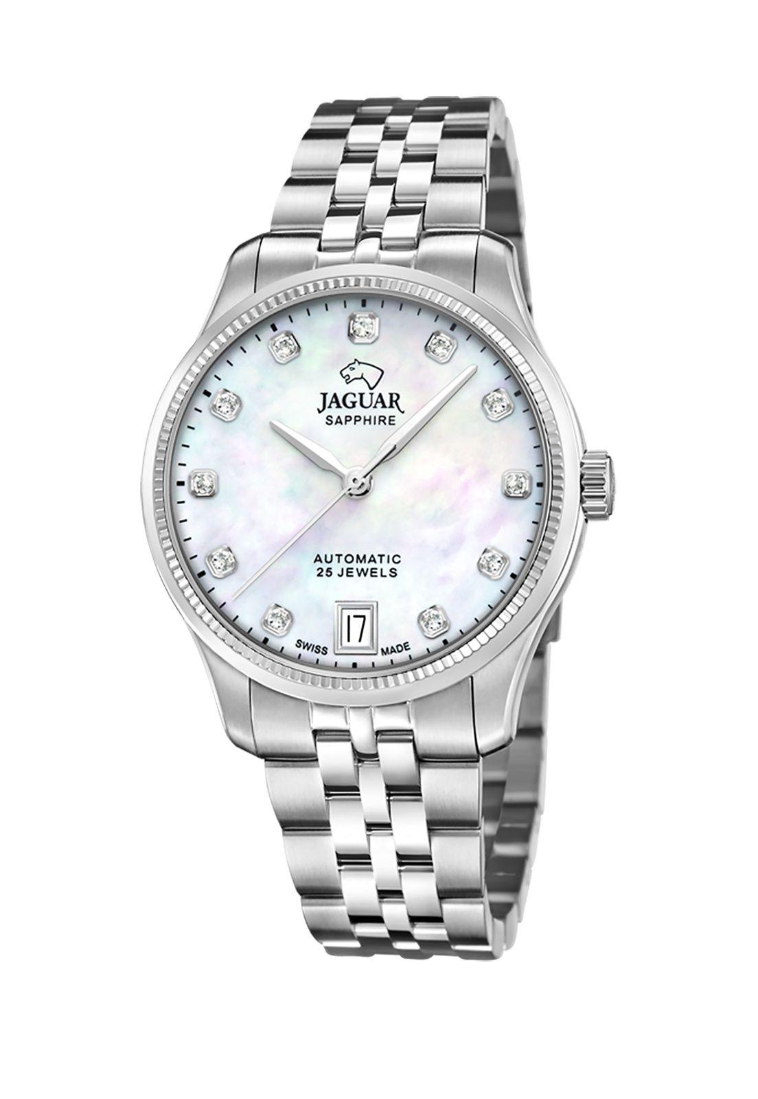 Reloj J1000/3 Jaguar Swiss Plateado Mujer Automático-0