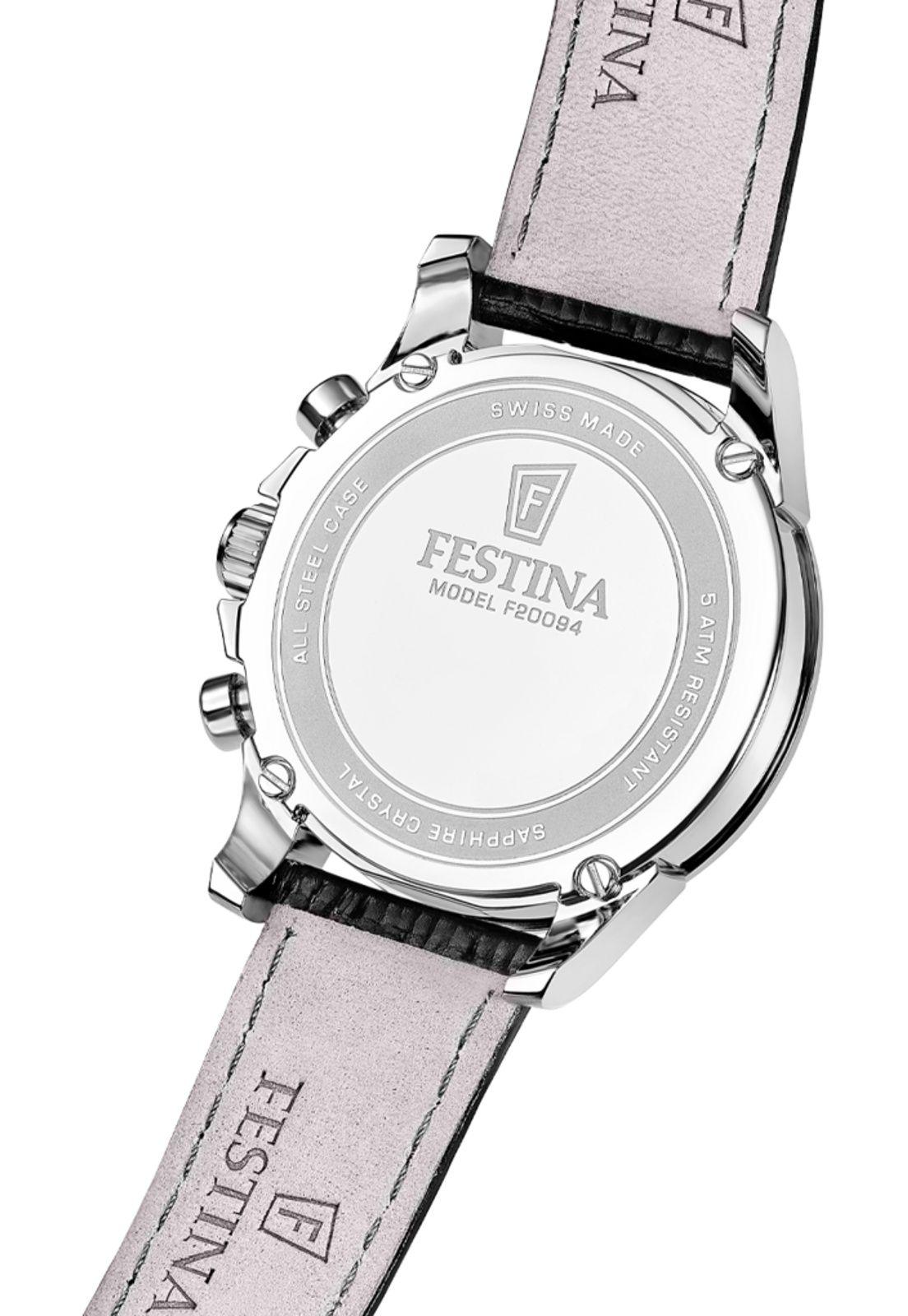 Reloj F20094/2 Festina Swiss Plateado Hombre Chrono-2