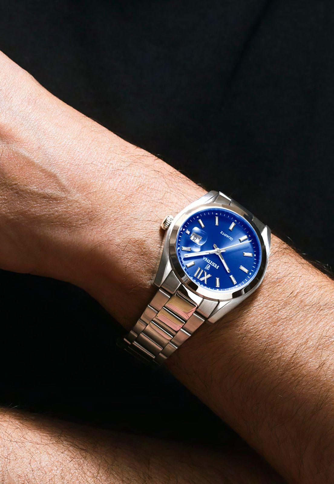 Reloj F20707/4 Festina Azul Hombre Acero Clasico-2