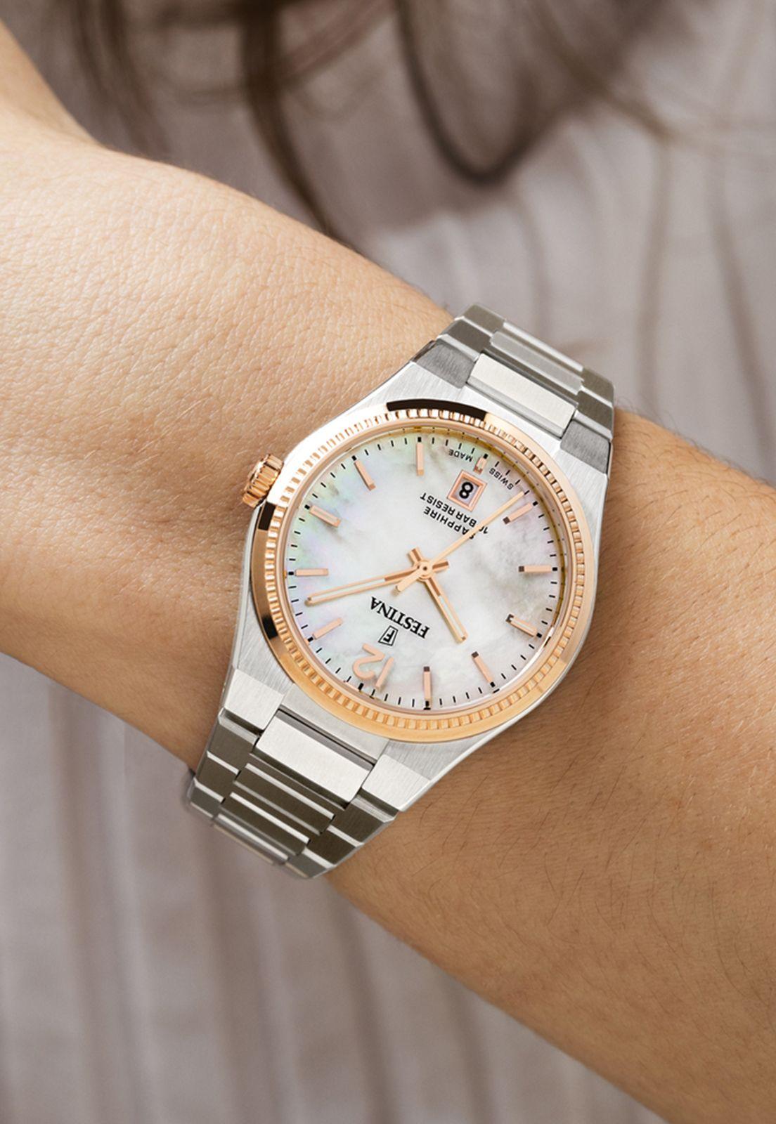 Reloj F20066/1 Festina Swiss Nácar Mujer Rive Collection-2