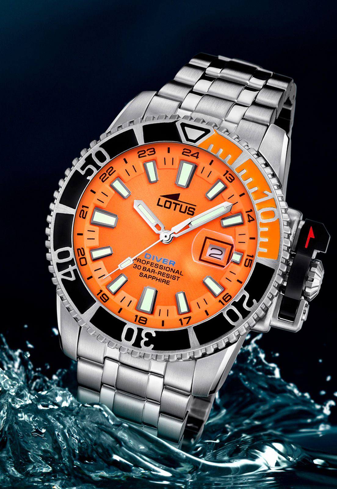 Reloj 18938/2 Lotus Naranja Hombre Diver-3