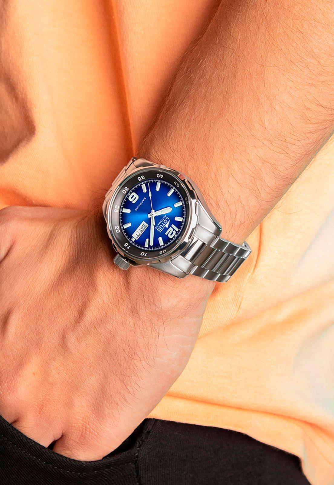 Reloj 18997/2 Lotus Azul Hombre Automático-2