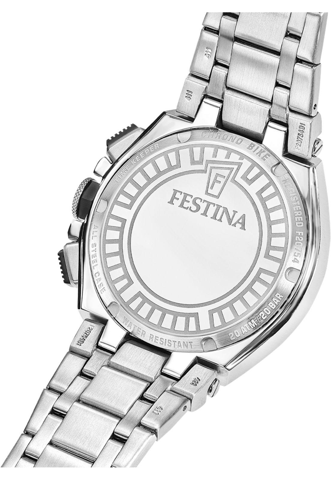 Reloj F20754/4 Festina Hombre Plateado Chrono Bike-2