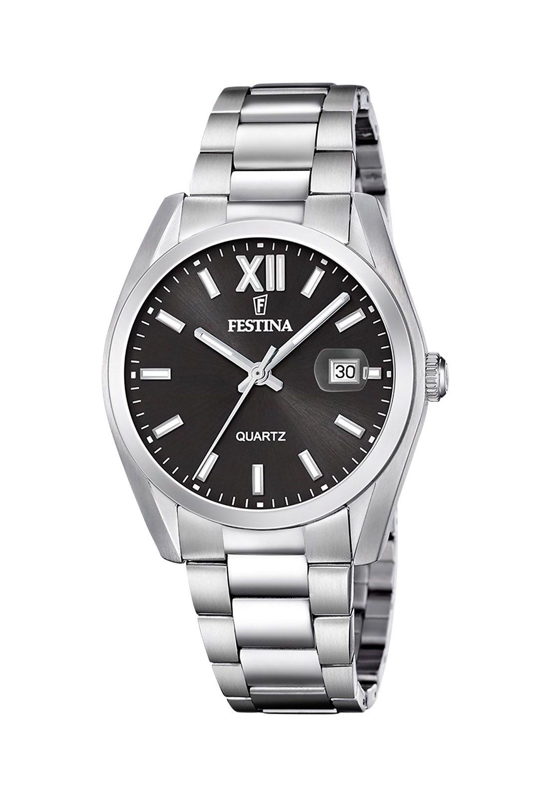 Reloj F20707/6 Festina Negro Hombre Acero Clasico-0