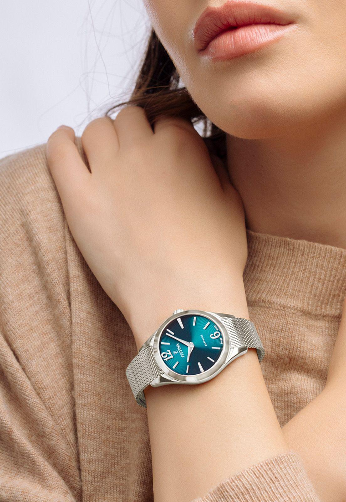 Reloj F20076/4 Festina Swiss Verde Mujer Grace-3