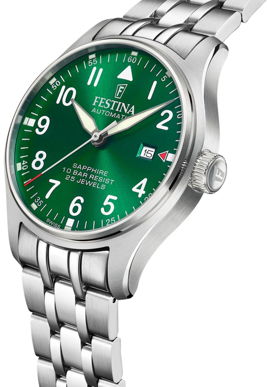 Reloj F20151/B Festina Swiss Verde Hombre Swiss Made-2