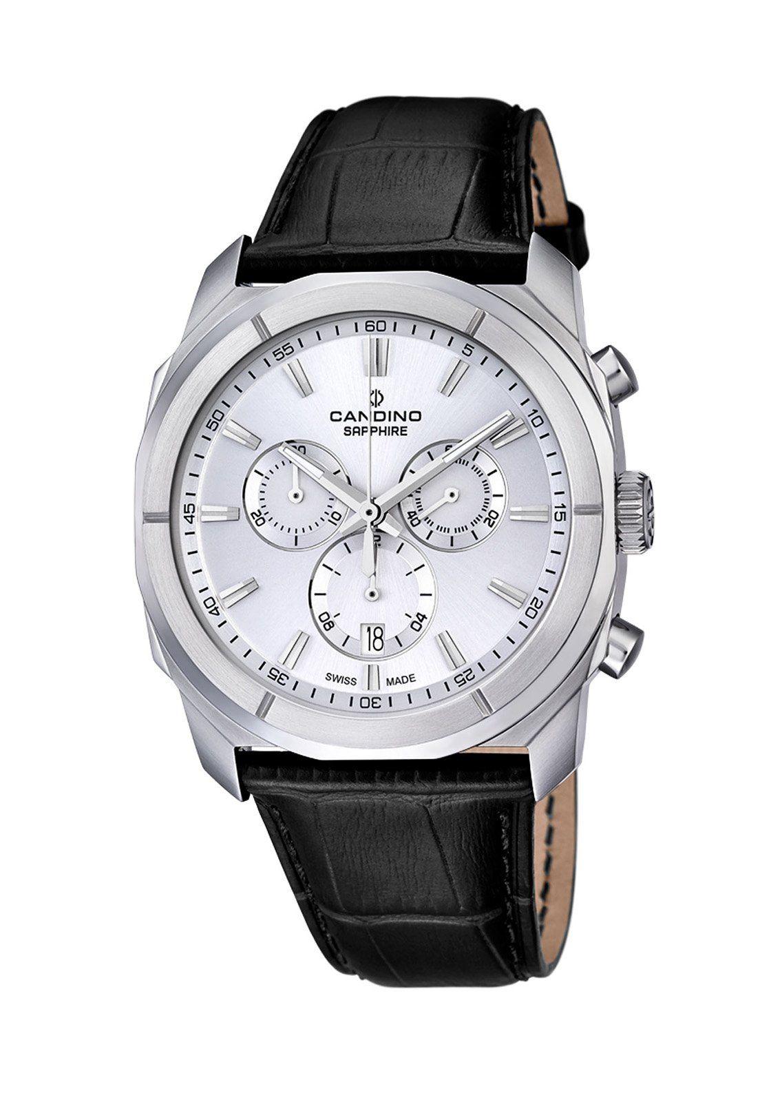 Reloj C4582/1 Candino Plateado Hombre Chronos-0