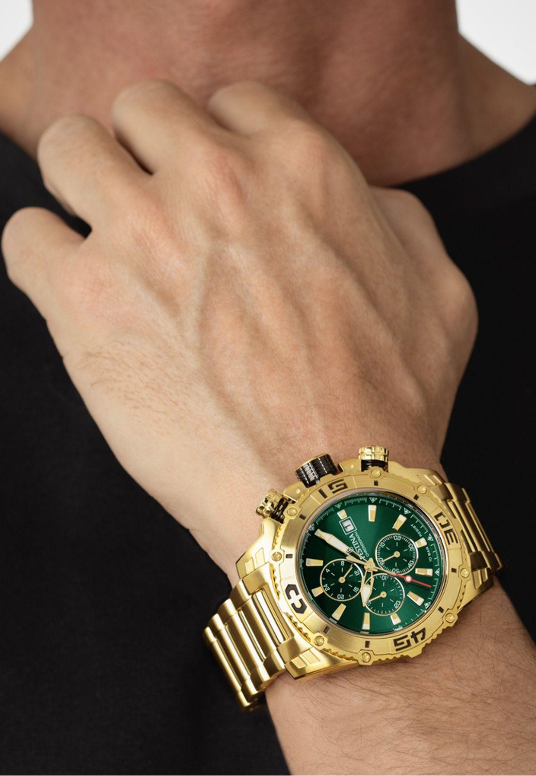 Reloj F20492/3 Festina Verde Hombre Timeless Chronograph-2