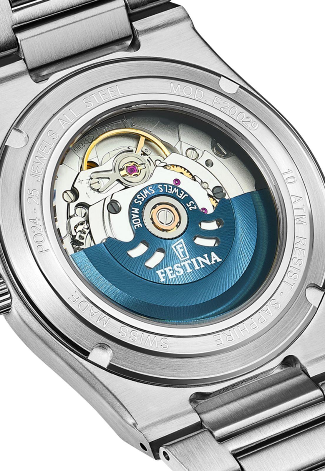 Reloj F20054/6 Festina Swiss Negro Mujer Automático-4