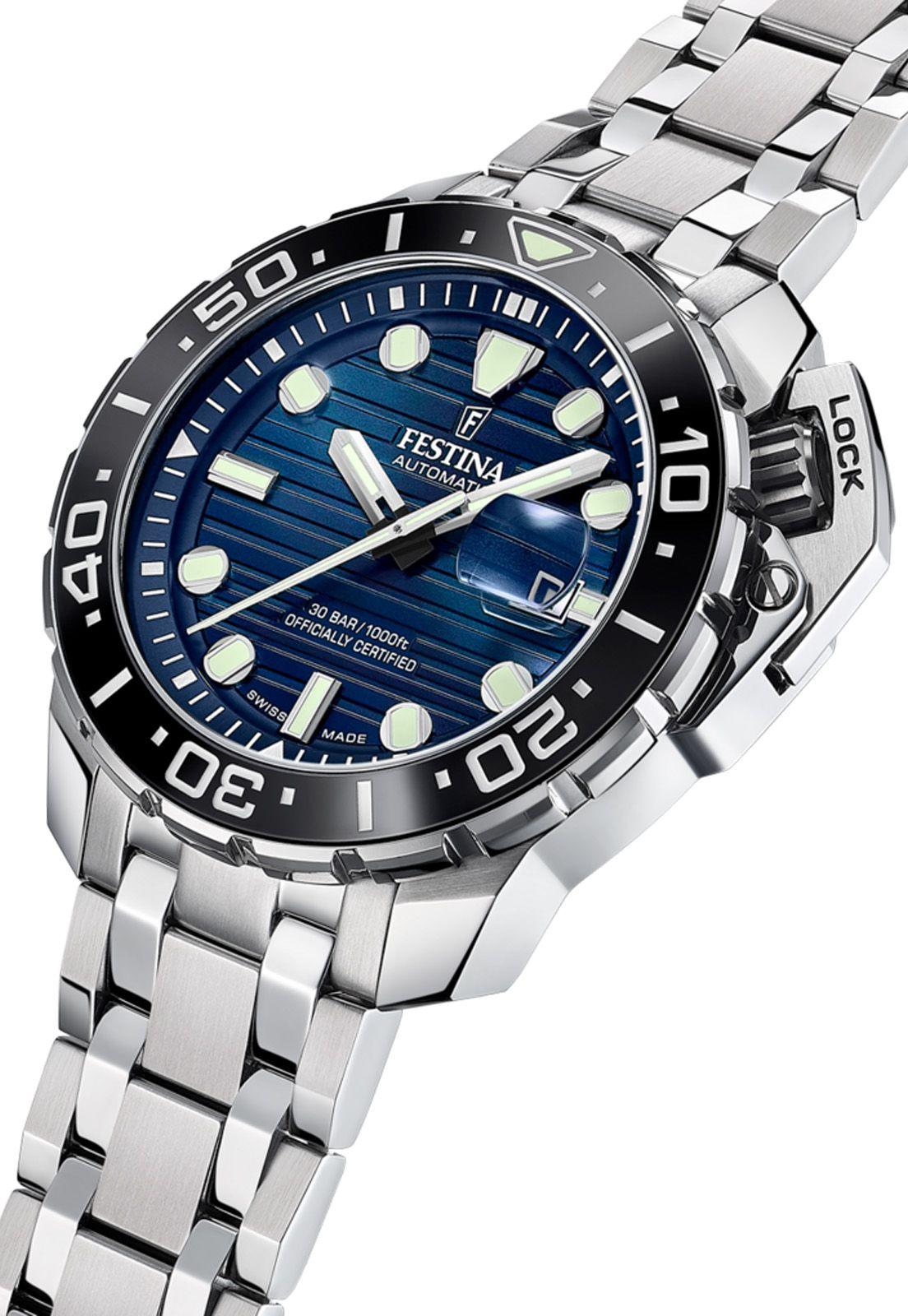 Reloj F20043/2 Festina Swiss Azul Hombre-5