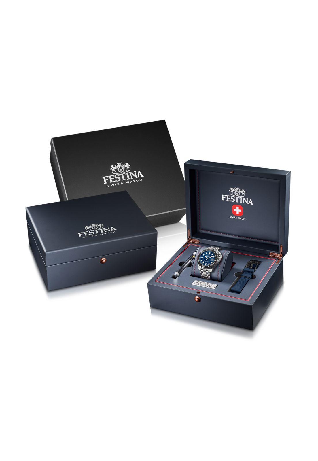 Reloj F20043/2 Festina Swiss Azul Hombre-3