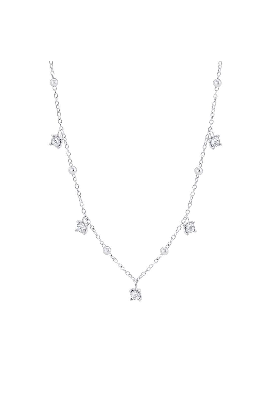 Collar LP3920-1/1 Lotus Silver Mujer Charming Lady Swarovski-0