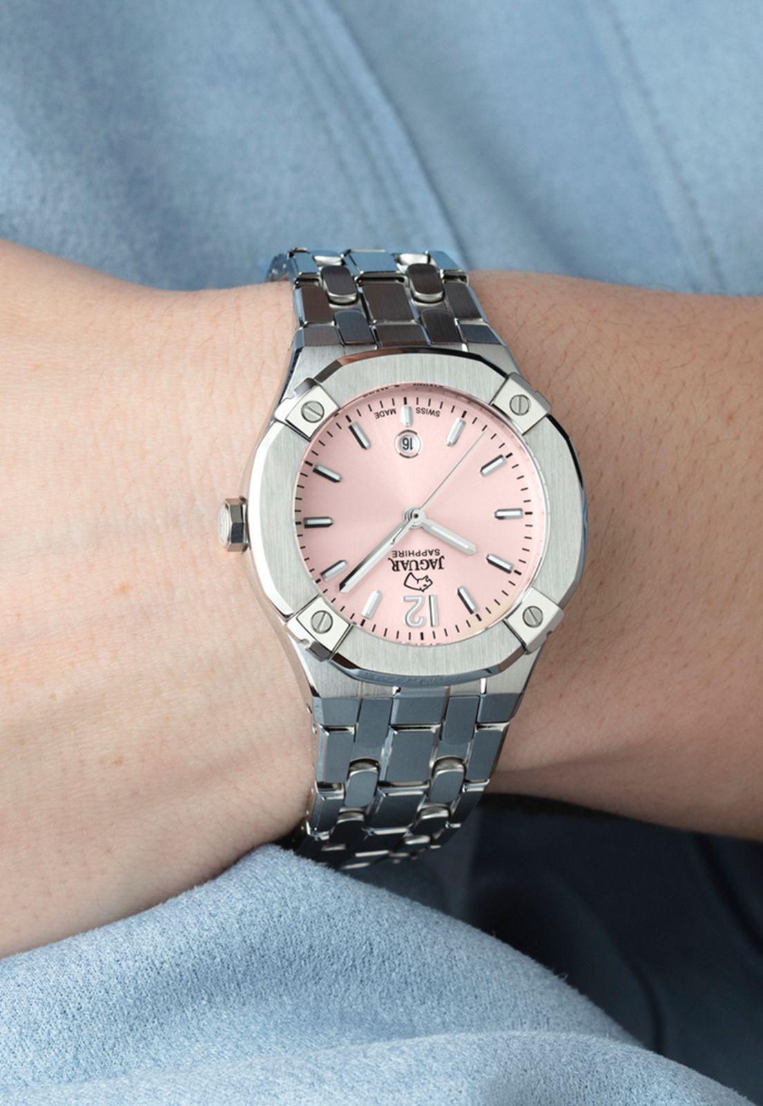 Reloj J1016/2 Jaguar Swiss Plateado Mujer Diplomatic-2