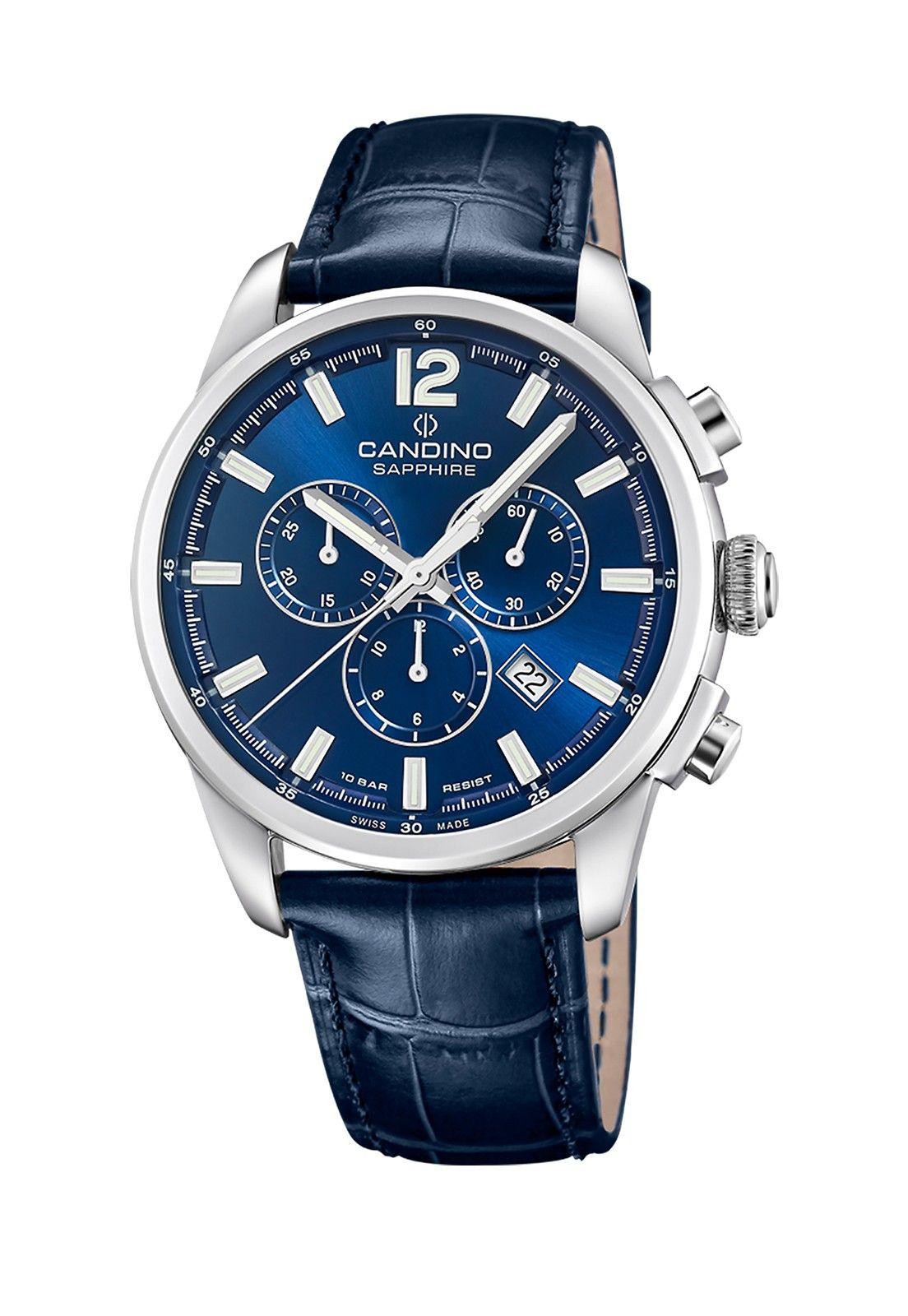 Reloj C4745/2 Candino Swiss Azul Hombre Couple Classic-0