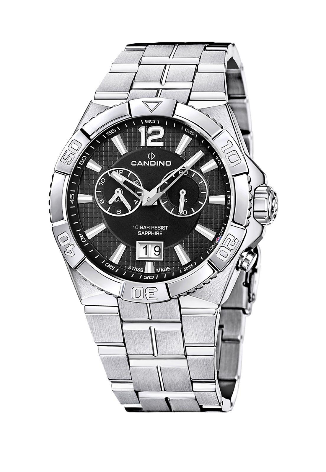 Reloj C4405/4 Candino Hombre Plateado Chile-0
