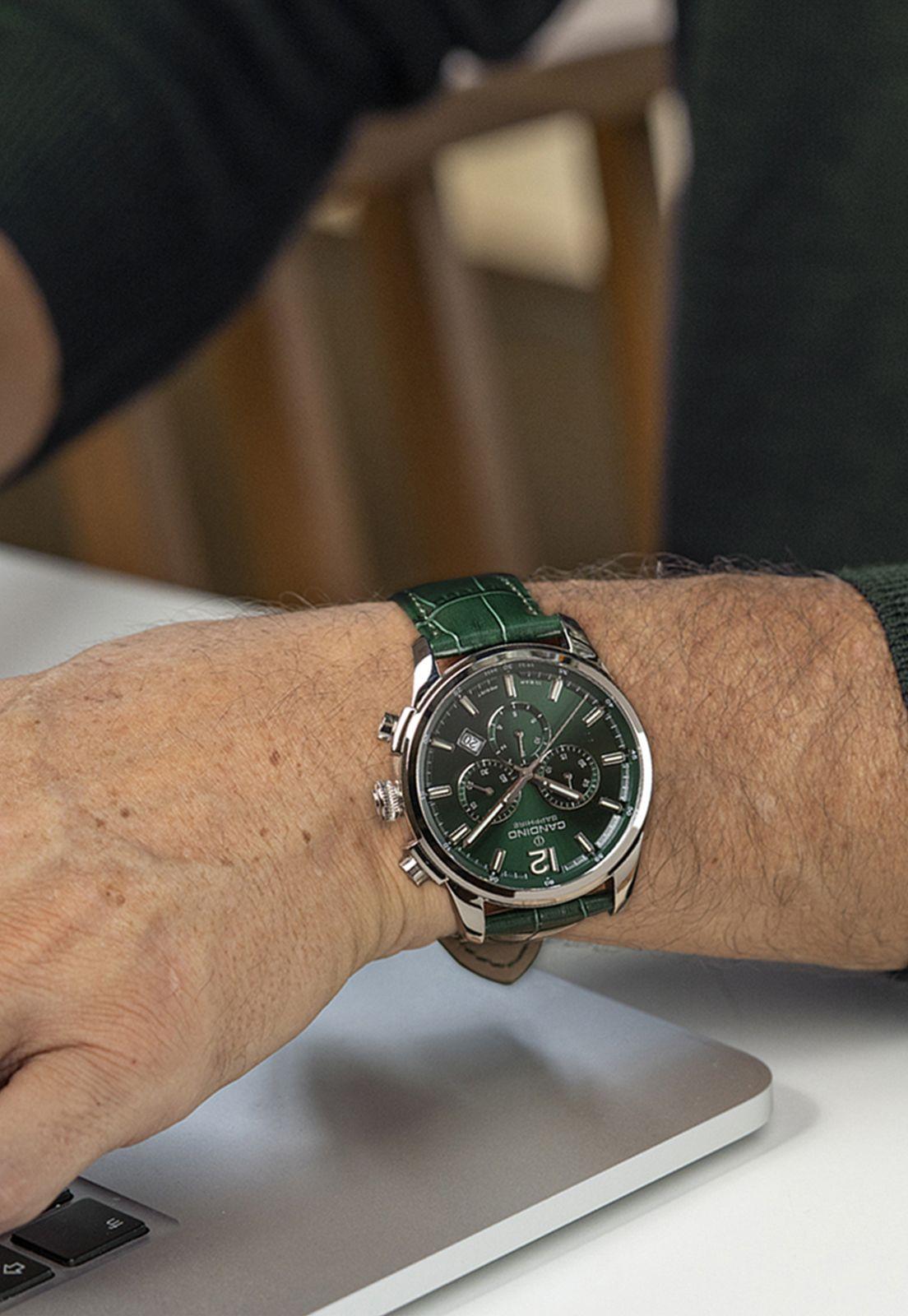 Reloj C4745/3 Candino Swiss Verde Hombre Couple Classic-2