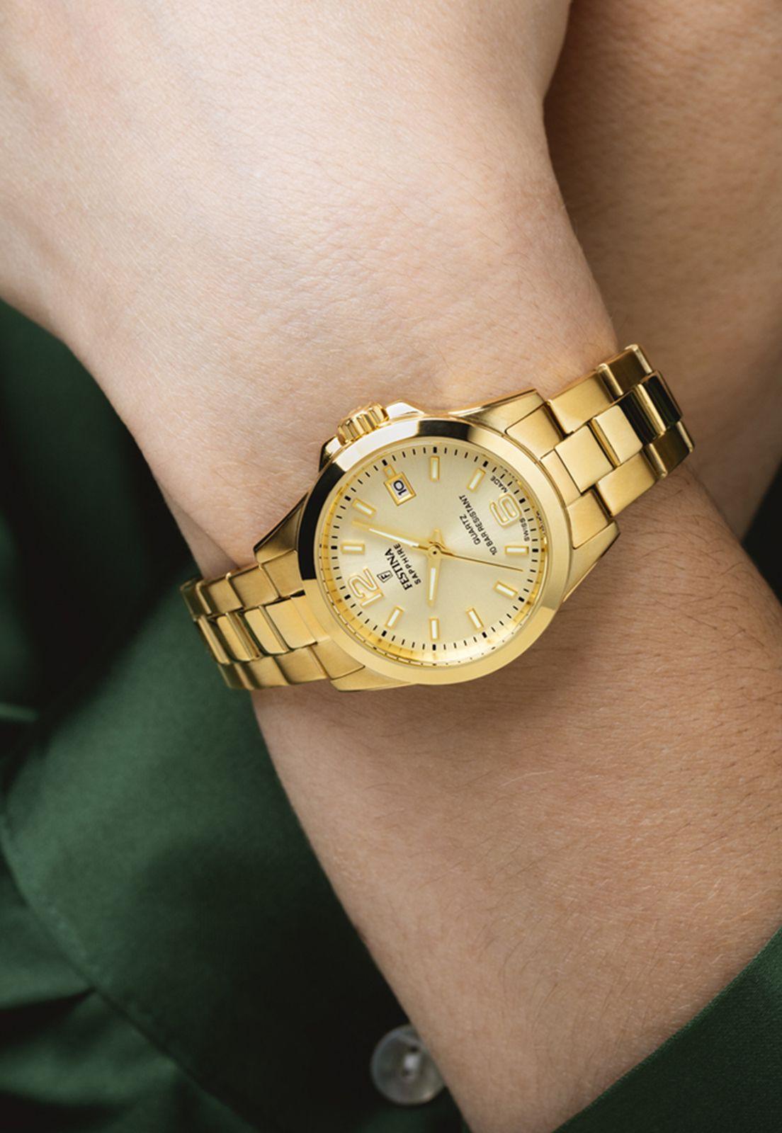 Reloj F20050/2 Festina Swiss Dorado Mujer ACERO CLASICO-2