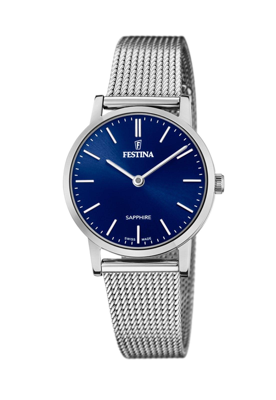 Reloj F20015/2 Festina Swiss Azul Mujer Swiss Made-0