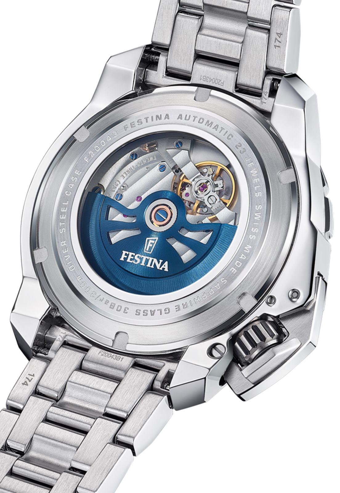 Reloj F20043/6 Festina Swiss Negro Hombre-2
