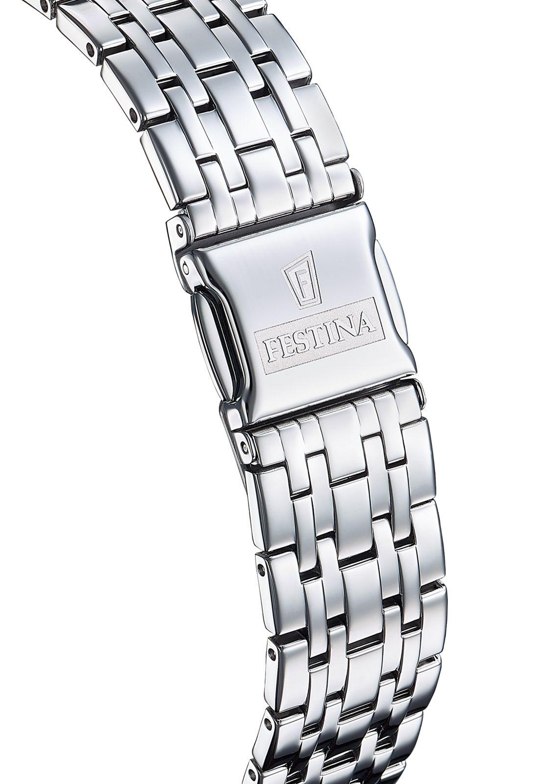 Reloj F20045/1 Festina Swiss Blanco Hombre ACERO CLASICO-2