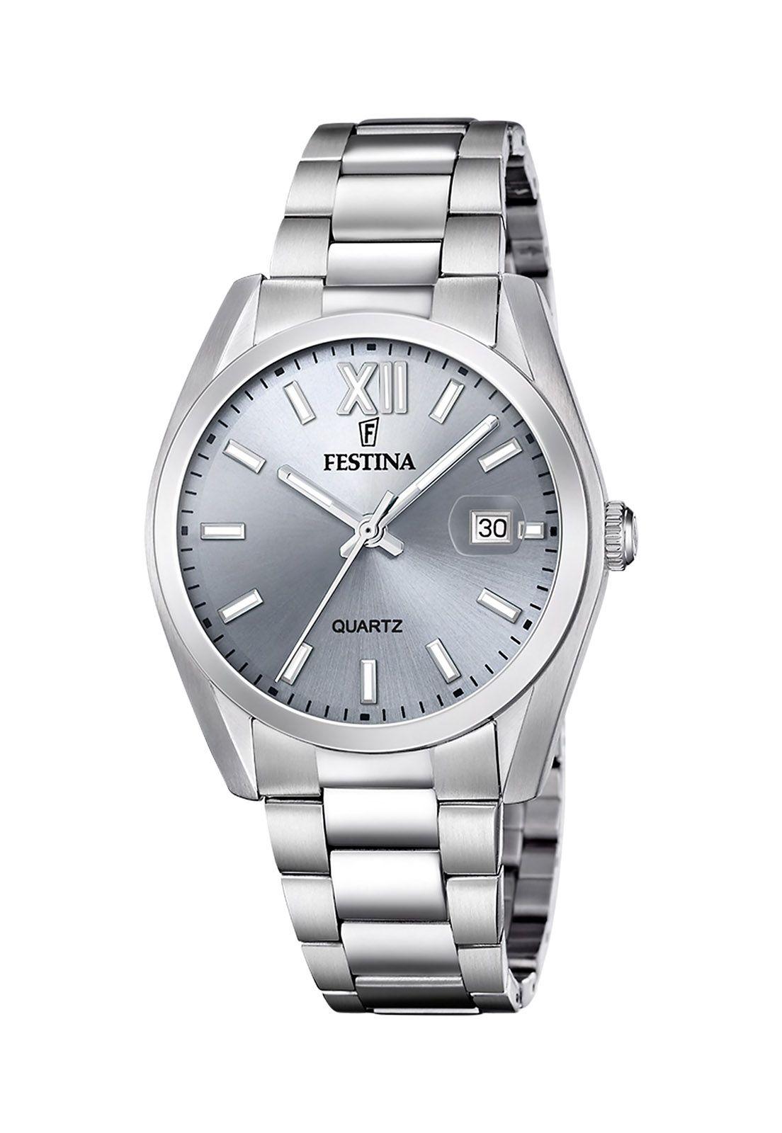Reloj F20707/1 Festina Gris Hombre Acero Clasico-0