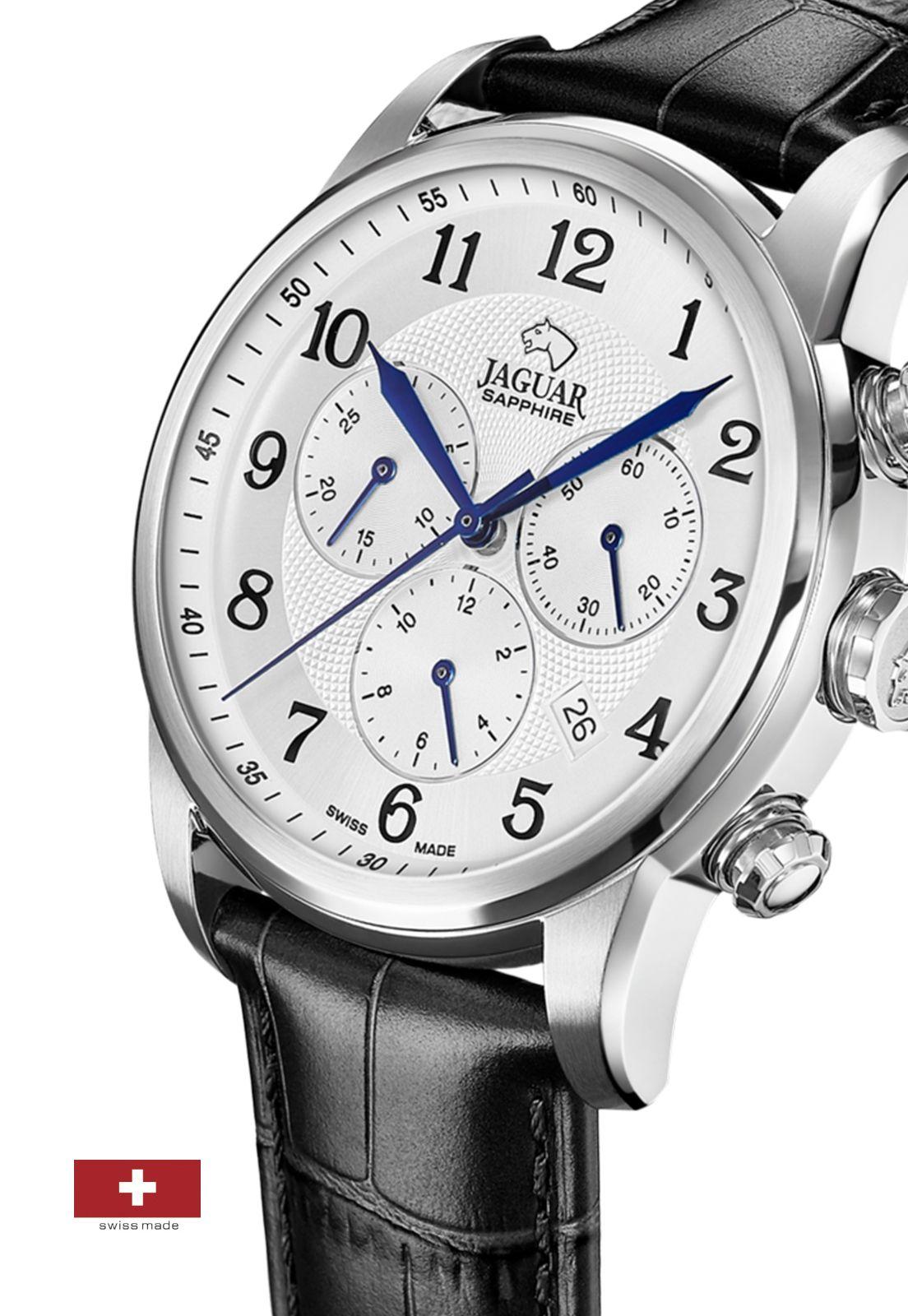 Reloj J968/7 Jaguar Plateado Hombre Acamar (Ay-Kuh-Mar)-2