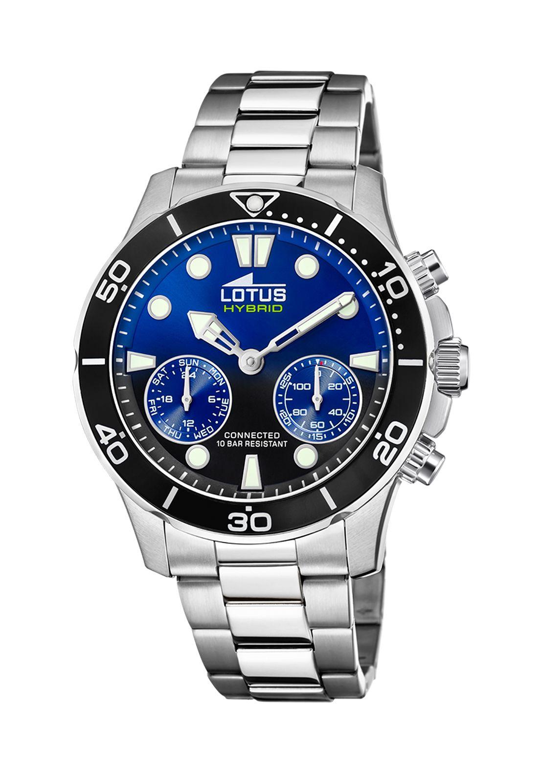 Reloj 18800/3 Lotus Azul Oscuro Hombre Connected-0