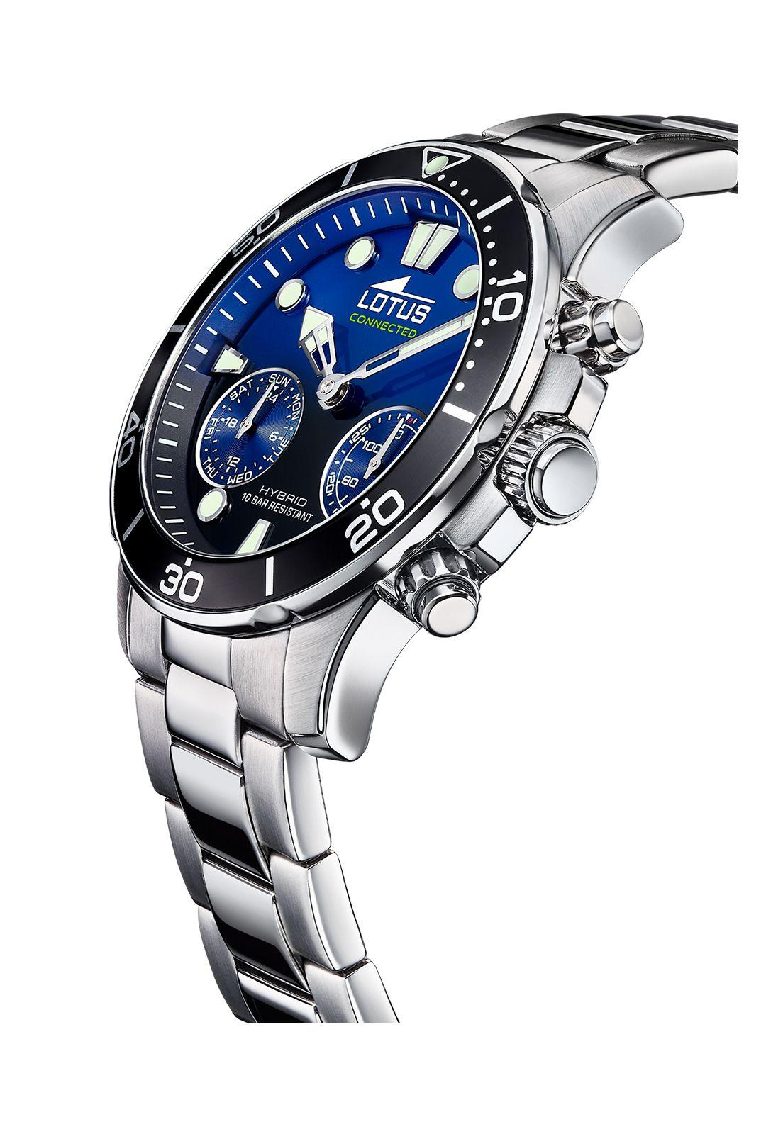 Reloj 18800/3 Lotus Azul Oscuro Hombre Connected-1