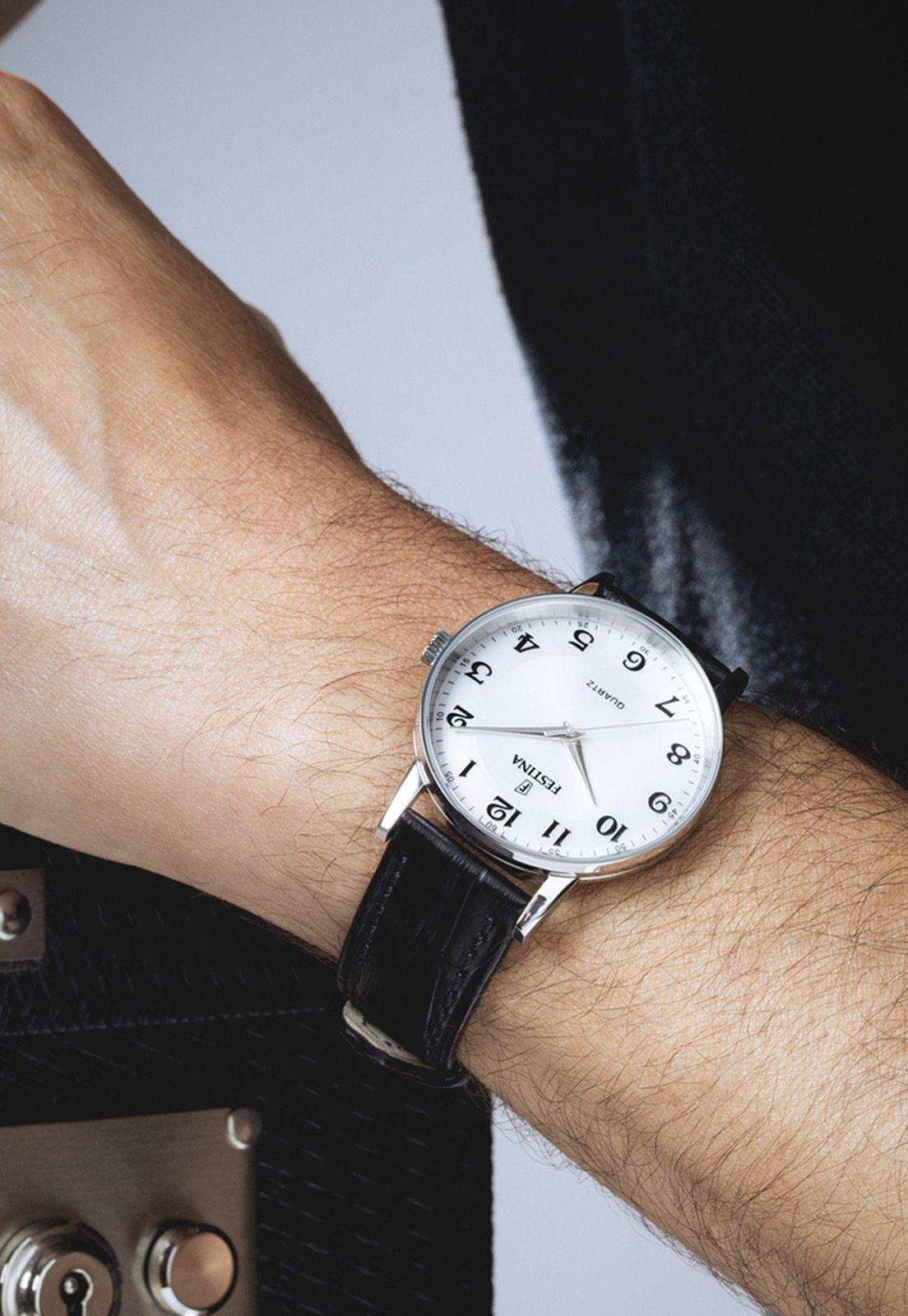 Reloj F20690/1 Festina Blanco Hombre Correa Clasico-1