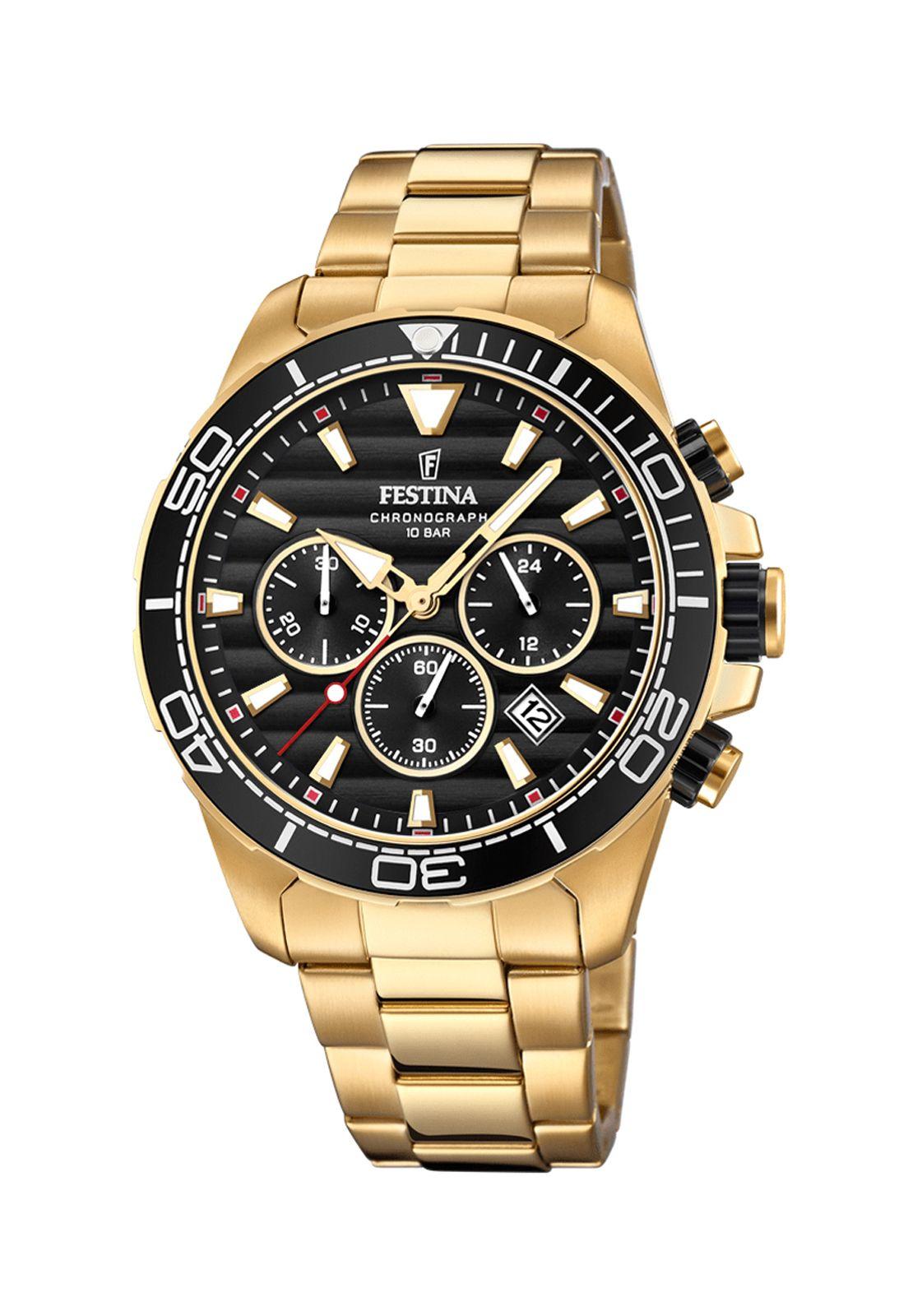 Reloj F20364/3 Festina Hombre Dorado Prestige-0
