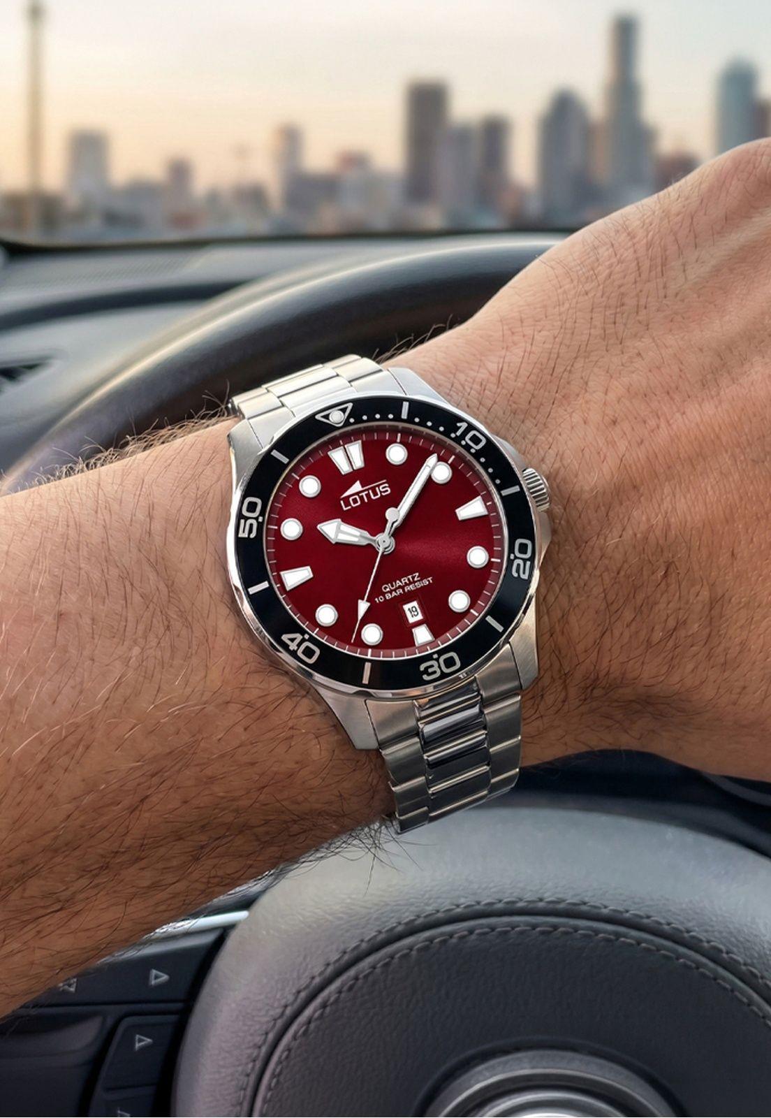 Reloj 18759/7 Lotus Rojo Hombre Crono Deportivo-2